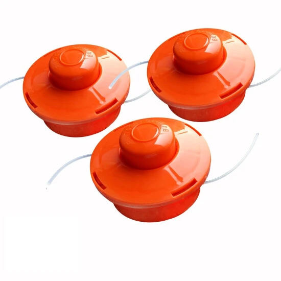 Top 10 🔥 3x NEMAXX FS1 Fadenspule Mit Tippautomatik, Doppelfadenkopf Für Benzin Motorsense - Rasentrimmer Fadenkopf, Freischneider Grasschneider, Zubehör Ersatz Spule - Orange 🌟 1 Top 10 🔥 3x NEMAXX FS1 Fadenspule Mit Tippautomatik, Doppelfadenkopf Für Benzin Motorsense - Rasentrimmer Fadenkopf, Freischneider Grasschneider, Zubehör Ersatz Spule - Orange 🌟