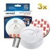 Coupon ✔️ 3x Nemaxx SP Rauchmelder Rauchwarnmelder Fotoelektrisch Nach DIN EN14604 Mit 9V Lithiumbatterie Mit 10 Jahren Lebensdauer + 3x Magnethalterung 💯