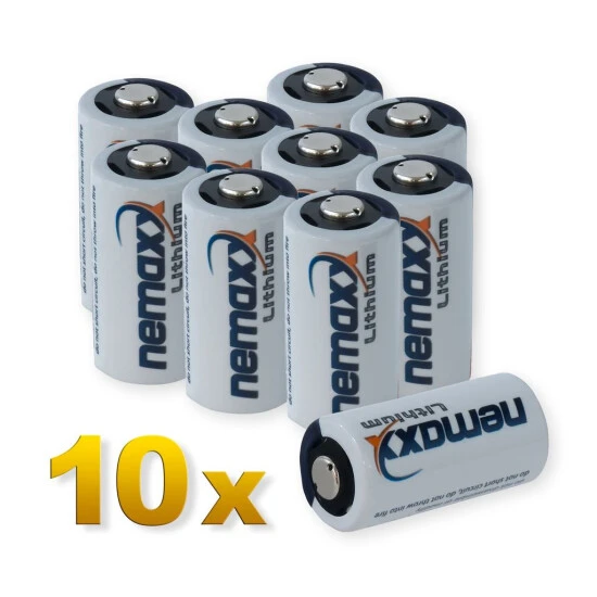 Schlussverkauf 👏 Nemaxx 3V Photo Lithium Batterie CR123A Photobatterie Fotobatterie Mit 1700mAh Im 10er Pack (5x Blister) 🔥 5 Schlussverkauf 👏 Nemaxx 3V Photo Lithium Batterie CR123A Photobatterie Fotobatterie Mit 1700mAh Im 10er Pack (5x Blister) 🔥 – Bild 5