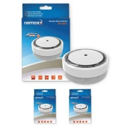 Bestes Angebot 💯 2x Nemaxx M1-Mini Rauchmelder - Sensibler, Photoelektrischer Rauchwarnmelder Mit Lithiumbatterie Typ DC3V Nach DIN EN14604 & VdS - Weiß 😉