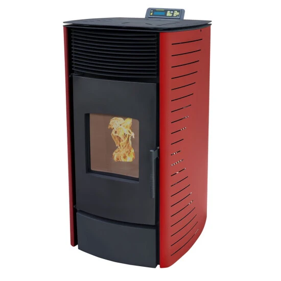 Schlussverkauf ⌛ Nemaxx P12 Pelletofen Pelletkamin Pelletkaminofen 12 KW Kaminofen Heizofen Pellet Ofen Kamin Pelletheizung Heizung - Rot - WiFi-Ready 🔔 1 Schlussverkauf ⌛ Nemaxx P12 Pelletofen Pelletkamin Pelletkaminofen 12 KW Kaminofen Heizofen Pellet Ofen Kamin Pelletheizung Heizung - Rot - WiFi-Ready 🔔