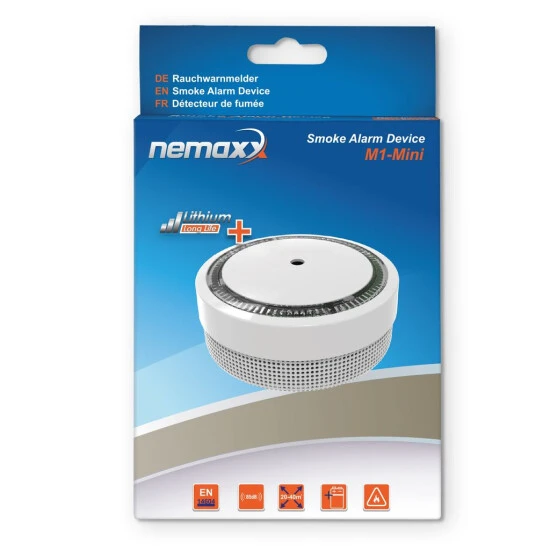 Top 10 🔥 Nemaxx M1-Mini Rauchmelder - Sensiblerphotoelektrischer Rauchwarnmelder Mit Lithiumbatterie Typ DC3V Nach DIN EN14604 & VdS , - Weiß 🔔 7 Top 10 🔥 Nemaxx M1-Mini Rauchmelder - Sensiblerphotoelektrischer Rauchwarnmelder Mit Lithiumbatterie Typ DC3V Nach DIN EN14604 & VdS , - Weiß 🔔 – Bild 7