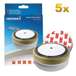 Blitzangebot 💯 5x Nemaxx M1-Mini Rauchmelder Goldfarben - Fotoelektrischer Rauchwarnmelder Nach Neuestem VdS Standard Mit Lithiumbatterie Typ DC3V Und DIN EN14604 + 5x Nemaxx Magnethalterung ✔️ 15 Blitzangebot 💯 5x Nemaxx M1-Mini Rauchmelder Goldfarben - Fotoelektrischer Rauchwarnmelder Nach Neuestem VdS Standard Mit Lithiumbatterie Typ DC3V Und DIN EN14604 + 5x Nemaxx Magnethalterung ✔️ -Nemaxx Verkäufe unnamed file 1473