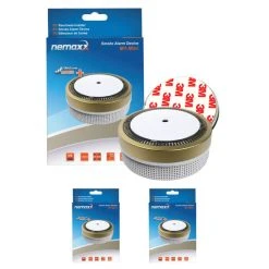 Billig ✨ 2x Nemaxx M1-Mini Rauchmelder Goldfarben - Fotoelektrischer Rauchwarnmelder Nach Neuestem VdS Standard Mit Lithiumbatterie Typ DC3V Und DIN EN14604 + 2x Nemaxx Magnethalterung 🎁 -Nemaxx Verkäufe unnamed file 1482