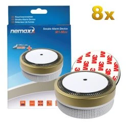 Budget ⌛ 8x Nemaxx M1-Mini Rauchmelder Goldfarben - Fotoelektrischer Rauchwarnmelder Nach Neuestem VdS Standard Mit Lithiumbatterie Typ DC3V Und DIN EN14604 + 8x Nemaxx Magnethalterung ⌛ 15 Budget ⌛ 8x Nemaxx M1-Mini Rauchmelder Goldfarben - Fotoelektrischer Rauchwarnmelder Nach Neuestem VdS Standard Mit Lithiumbatterie Typ DC3V Und DIN EN14604 + 8x Nemaxx Magnethalterung ⌛ -Nemaxx Verkäufe unnamed file 1539