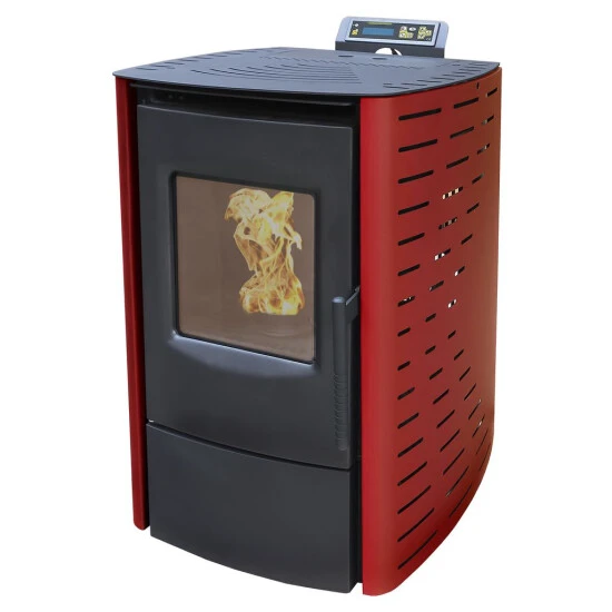 Budget 🧨 Nemaxx P6 Pelletofen Pelletkamin Pelletkaminofen 6 KW Kaminofen Heizofen Pellet Ofen Kamin Pelletheizung Heizung - Rot - WiFi-Ready 👏 1 Budget 🧨 Nemaxx P6 Pelletofen Pelletkamin Pelletkaminofen 6 KW Kaminofen Heizofen Pellet Ofen Kamin Pelletheizung Heizung - Rot - WiFi-Ready 👏