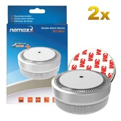 Schlussverkauf 😉 2x Nemaxx M1-Mini Rauchmelder Silberfarben - Fotoelektrischer Rauchwarnmelder Nach Neuestem VdS Standard Mit Lithiumbatterie Typ DC3V Nach DIN EN14604 + 2x Nemaxx Magnethalterung 🎉 -Nemaxx Verkäufe unnamed file 1563