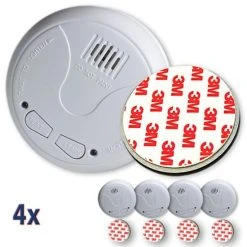 Angebote 💯 6x Nemaxx WL2 Funkrauchmelder + 6x Nemaxx NX1 Quickfix Magnet ✔️