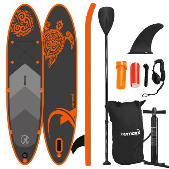 Billig 😍 NEMAXX PB366II Stand Up Paddle Board (SUP), Aufblasbar & Leicht Zu Transportieren - Inkl. Tasche, Paddel, Finne, Luftpumpe, Repair Kit 😍 6 Billig 😍 NEMAXX PB366II Stand Up Paddle Board (SUP), Aufblasbar & Leicht Zu Transportieren - Inkl. Tasche, Paddel, Finne, Luftpumpe, Repair Kit 😍 – Bild 6
