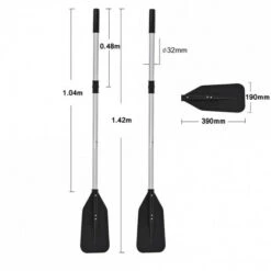 Schlussverkauf ✨ NEMAXX Professional 2er Set Paddel Für 330 Schlauchboot - Ersatzpaddel Stabil & Extra Leicht 620g - Alu Stechpaddel, Ersatz Ruder - Paddelboot, Sportboot, Ruderboot, Boot, Angelboot, Kajak Und Kanu 🔥 -Nemaxx Verkäufe unnamed file 215