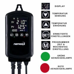 Aktion 🥰 NEMAXX NTP16 Digitaler Temperaturregler Programmierbar 230V Mit NTC-Temperatursensor Thermostat Bis 3000W 2 Steckdosen Heizung Kühlung 🔔 -Nemaxx Verkäufe unnamed file 296