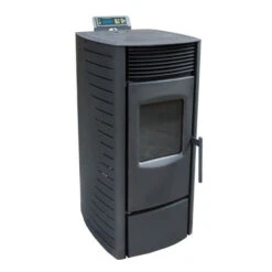 Am billigsten 👏 Nemaxx P9 Pelletofen Pelletkamin Pelletkaminofen 9 KW Kaminofen Heizofen Pellet Ofen Kamin Pelletheizung Heizung Heizgerät Kaminheizung Pellets - Schwarz - WiFi-Ready 😀