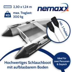 Am billigsten ⭐ NEMAXX Professional Schlauchboot 230 Cm, Paddelboot Für 2 Personen - Sportboot, Ruderboot, Aufblasbares Boot, Angelboot, Hellgrau - Inkl. 2 Paddel, Tasche, Reperatur-Set Und Fußpumpe 🌟 11 Am billigsten ⭐ NEMAXX Professional Schlauchboot 230 Cm, Paddelboot Für 2 Personen - Sportboot, Ruderboot, Aufblasbares Boot, Angelboot, Hellgrau - Inkl. 2 Paddel, Tasche, Reperatur-Set Und Fußpumpe 🌟 -Nemaxx Verkäufe unnamed file 359