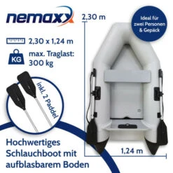 Am billigsten ⭐ NEMAXX Professional Schlauchboot 230 Cm, Paddelboot Für 2 Personen - Sportboot, Ruderboot, Aufblasbares Boot, Angelboot, Hellgrau - Inkl. 2 Paddel, Tasche, Reperatur-Set Und Fußpumpe 🌟 12 Am billigsten ⭐ NEMAXX Professional Schlauchboot 230 Cm, Paddelboot Für 2 Personen - Sportboot, Ruderboot, Aufblasbares Boot, Angelboot, Hellgrau - Inkl. 2 Paddel, Tasche, Reperatur-Set Und Fußpumpe 🌟 -Nemaxx Verkäufe unnamed file 360