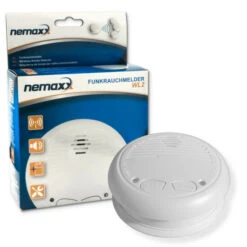 Blitzangebot 😍 1x Nemaxx WL2 Funkrauchmelder - Hochwertiger Rauchmelder Brandmelder Set Funk Koppelbar Vernetzt - Nach DIN EN 14604 👏