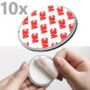 Billig ✨ 10x Nemaxx NX1 Quickfix Magnet Für Rauchmelder / Funkrauchmelder / Rauchmelder - - Extra Stark ❤️