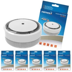 Beste Bewertungen von 😀 5x Nemaxx M1-Mini Rauchmelder - Sensibler, Photoelektrischer Rauchwarnmelder Mit Lithiumbatterie Typ DC3V Nach DIN EN14604 & VdS - Weiß 🔔