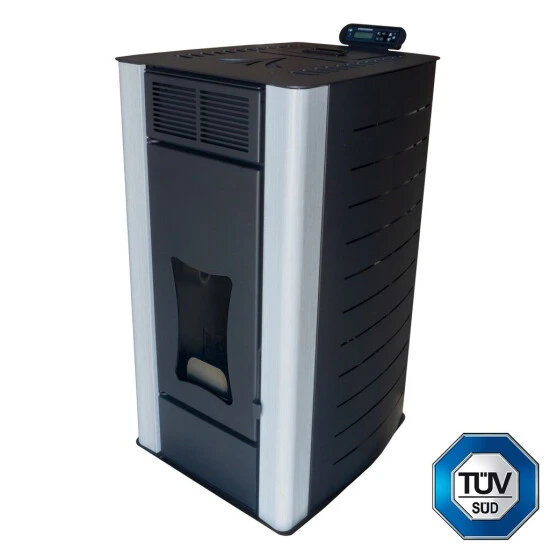 Budget 😀 Nemaxx PW18-BK Pelletofen Wasserführend 18 KW Pelletkaminofen Pelletheizung - Stahl Schwarz - Für Bis Zu 300m³ - 90,8% Wirkungsgrad - A+ ❤️ 3 Budget 😀 Nemaxx PW18-BK Pelletofen Wasserführend 18 KW Pelletkaminofen Pelletheizung - Stahl Schwarz - Für Bis Zu 300m³ - 90,8% Wirkungsgrad - A+ ❤️ – Bild 3