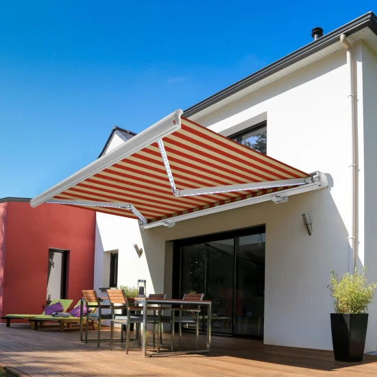 Bestpreis ❤️ NEMAXX Kassettenmarkise Elektrisch Vollkassettenmarkise Mit LED, Markise Weinrot, Kassette Weiß, Funk Fernbedienung, Wasserdicht, 300x250 Cm (3x2,5m) ❤️ 6 Bestpreis ❤️ NEMAXX Kassettenmarkise Elektrisch Vollkassettenmarkise Mit LED, Markise Weinrot, Kassette Weiß, Funk Fernbedienung, Wasserdicht, 300x250 Cm (3x2,5m) ❤️ – Bild 6