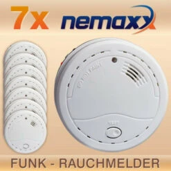 Großhandel 🔔 7x Nemaxx WL2 Funkrauchmelder 😍