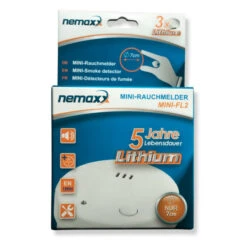 Budget 🎁 2x Nemaxx Mini-FL2 Rauchmelder - Hochwertiger & Diskreter Mini Brandmelder Feuermelder Rauchwarnmelder Mit Lithium Batterie - Nach DIN EN 14604 ⭐ -Nemaxx Verkäufe unnamed file 711