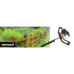 Schlussverkauf ⌛ Nemaxx EB52 Benzin Erdlochbohrer Set Mit 3 Bohrschnecken - Leistungsstarker Zweitaktmotor Mit 52ccm, 3 PS - Erdbohrer Erdlochbohrgerät Pfahlbohrer Brunnenbohrer Eisbohrer ✨ -Nemaxx Verkäufe unnamed file 721