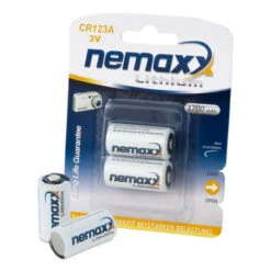 Bester Verkauf 🌟 Nemaxx 3V Photo Lithium Batterie CR123A Photobatterie Mit 1700mAh Fotobatterie Photo-Batterie Photobatterien Batterien Im 2er Pack (1x Blister) 😉