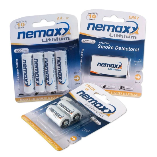 Bester Verkauf 🌟 Nemaxx 3V Photo Lithium Batterie CR123A Photobatterie Mit 1700mAh Fotobatterie Photo-Batterie Photobatterien Batterien Im 2er Pack (1x Blister) 😉 3 Bester Verkauf 🌟 Nemaxx 3V Photo Lithium Batterie CR123A Photobatterie Mit 1700mAh Fotobatterie Photo-Batterie Photobatterien Batterien Im 2er Pack (1x Blister) 😉 – Bild 3
