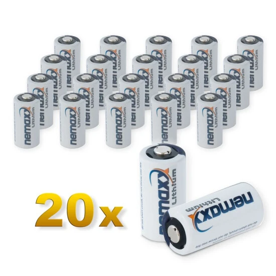 Bestpreis ⭐ Nemaxx 3V Photo Lithium Batterie CR123A Photobatterie Fotobatterie Mit 1700mAh Im 20er Pack (10x Blister) 🧨 11 Bestpreis ⭐ Nemaxx 3V Photo Lithium Batterie CR123A Photobatterie Fotobatterie Mit 1700mAh Im 20er Pack (10x Blister) 🧨 – Bild 11