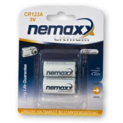Budget ⭐ Nemaxx 3V Photo Lithium Batterie CR123A Photobatterie Fotobatterie Mit 1700mAh Im 100er Pack (50x Blister) 😍 -Nemaxx Verkäufe unnamed file 910