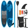 Bestes Angebot 😀 Nemaxx PB330 Stand Up Paddle Board 330x76x15cm, Blau - SUP, Surfbrett, Surf-Board - Aufblasbar & Leicht Zu Transportieren - Inkl. Tasche, Paddel, Finne, Luftpumpe, Repair Kit 🥰