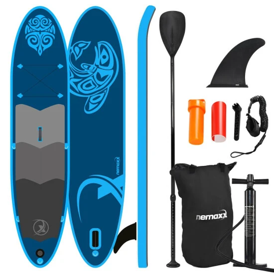 Bestes Angebot 😀 Nemaxx PB330 Stand Up Paddle Board 330x76x15cm, Blau - SUP, Surfbrett, Surf-Board - Aufblasbar & Leicht Zu Transportieren - Inkl. Tasche, Paddel, Finne, Luftpumpe, Repair Kit 🥰 1 Bestes Angebot 😀 Nemaxx PB330 Stand Up Paddle Board 330x76x15cm, Blau - SUP, Surfbrett, Surf-Board - Aufblasbar & Leicht Zu Transportieren - Inkl. Tasche, Paddel, Finne, Luftpumpe, Repair Kit 🥰